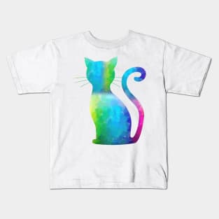 Colorful Cat Kids T-Shirt